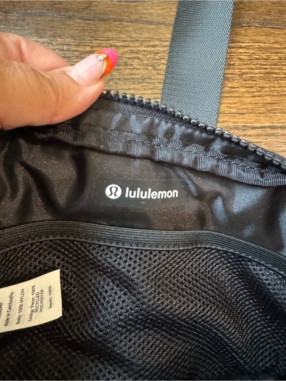 lululemon athletica Black Waist Pack — Compact Everyday Bag